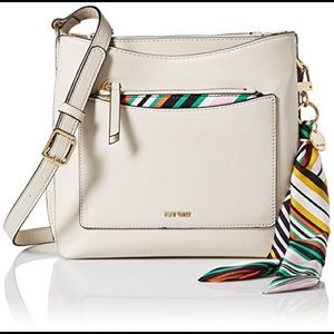Nine West Zuri Crossbody with Pouch, Milk White